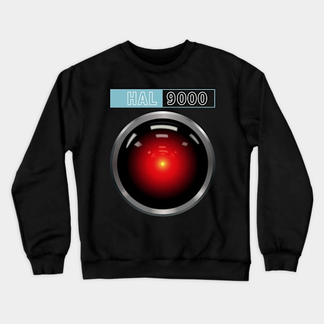 2001 A Space Odyssey Hal Computer Logo Crewneck Sweatshirt by Angel arts